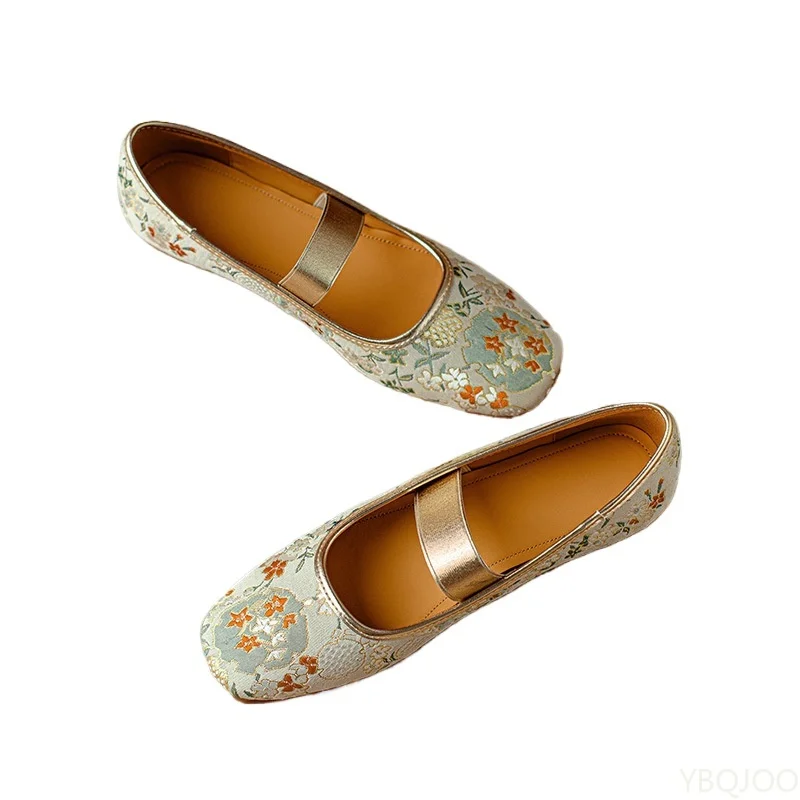 Frühling Herbst Neue Modische Vielseitige wohnungen Runde Kopf frauen Schuhe Dicken Absätzen Retro Einfache Bequeme frauen Schuhe