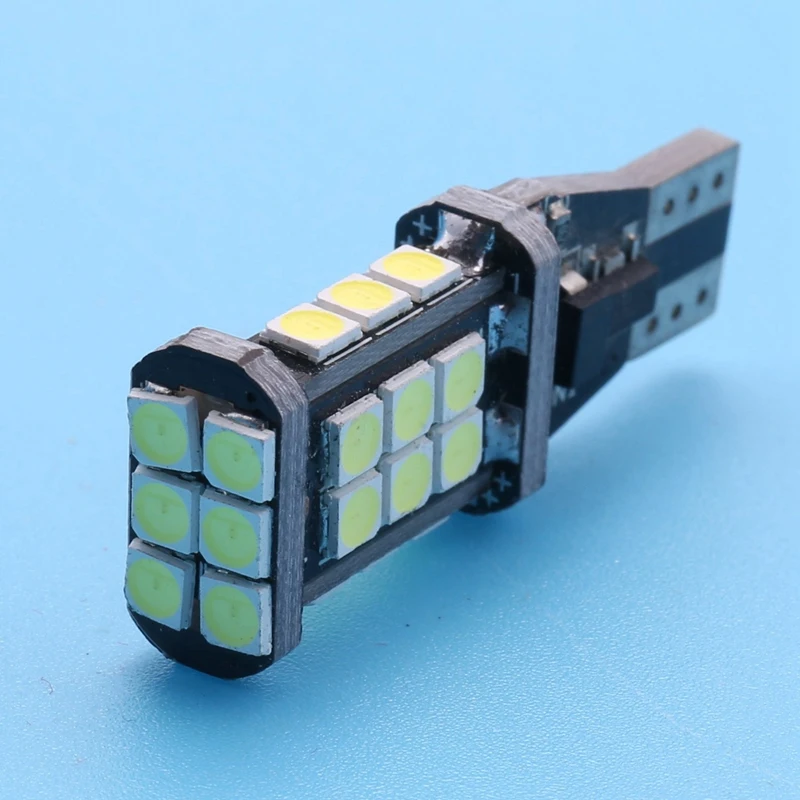 1Pc Error Free 921 912 T10 T15 W16W Led Reverse Light, 24Smd 3030 Led Bulb 1500 Lumens Extremly Bright For Car Led Backup Revers