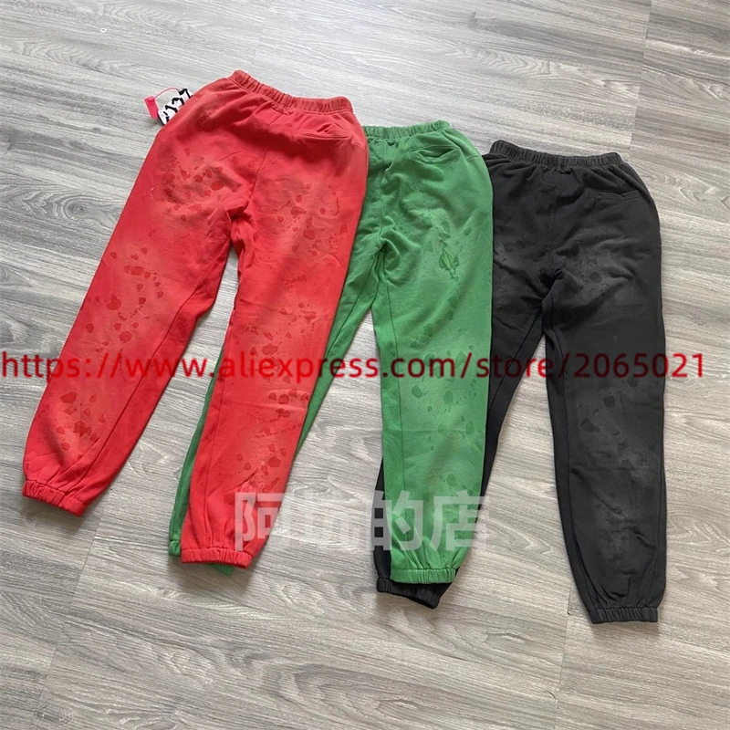 RRR 123 Jogger Drawstring Casual Pants High Street Men Women Vintage Washed Old Worn Out RRR123 Sweatpants Loose Trousers