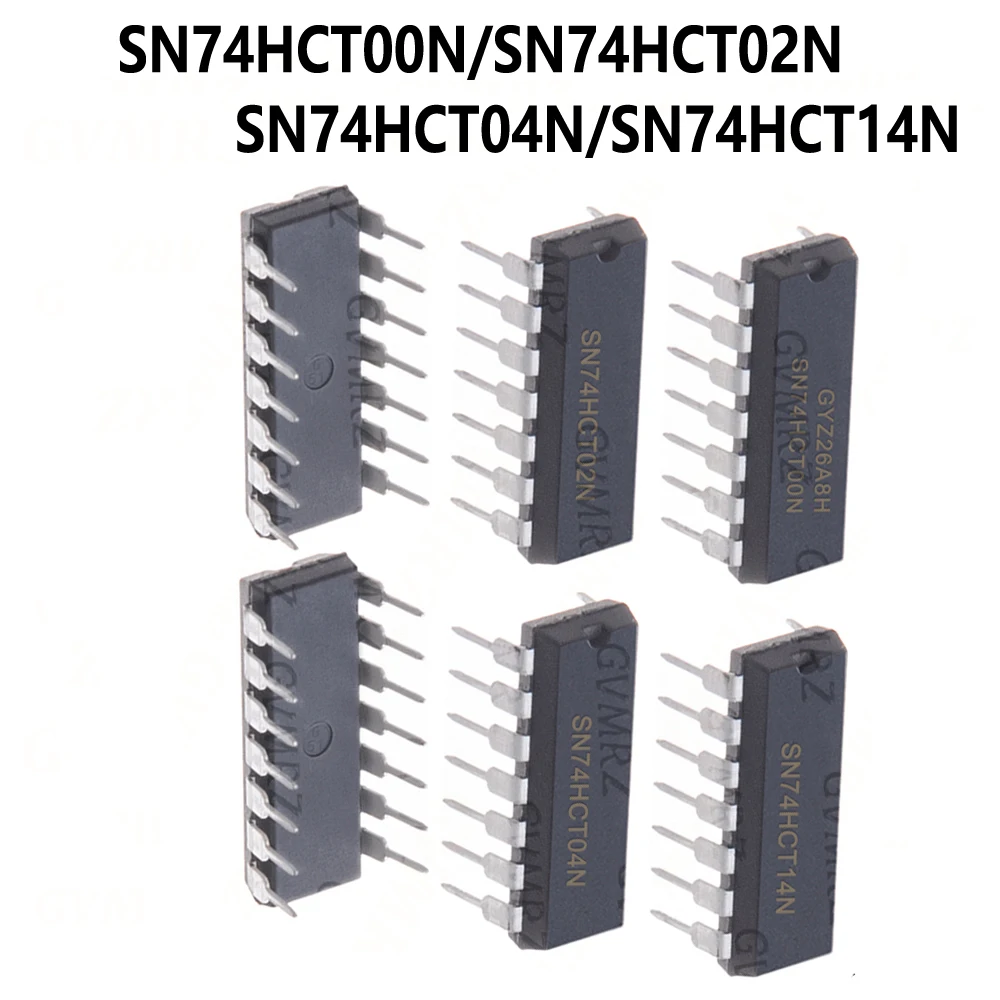 10PCS/LOT 74HCT04 74HCT14 SN74HCT00N SN74HCT02N SN74HCT04N SN74HCT14N DIP 74HCT00 74HCT02