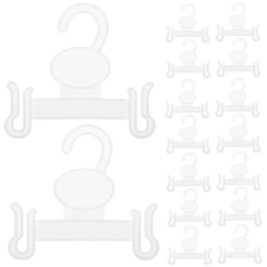 

100Pcs Shoe Hanger Hooks for Slippers and Sandals Space-Saving Plastic Slipper Organizer for Retail Displays and Closet Storage