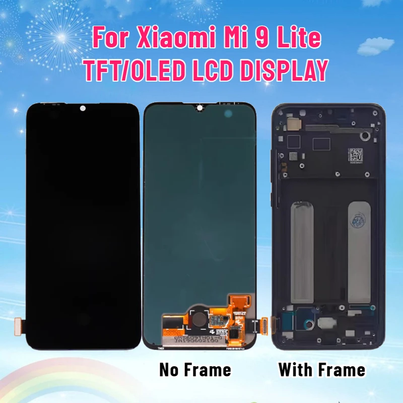 

6.39" TFT/OLED For Xiaomi Mi 9 Lite LCD Display Touch Screen,For Mi9lite Mi9 Lite M1904F3BG LCD Display Replace