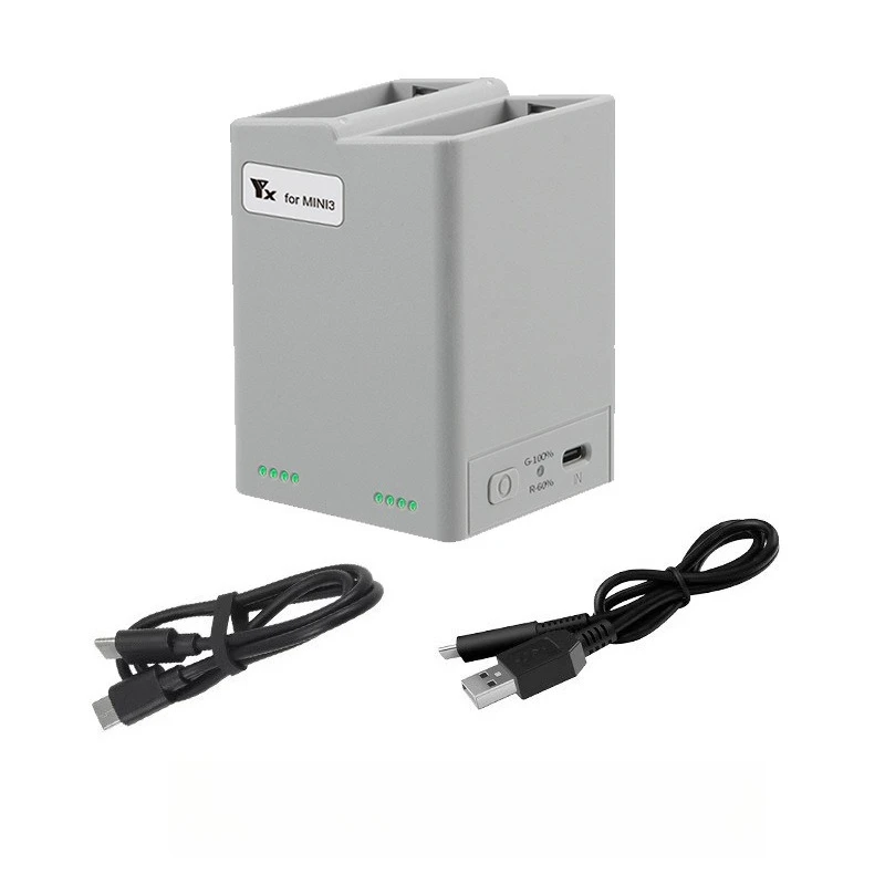 Two Way Charging Hub Drone Battery Charger Compatible with Mini 3 3Pro 4Pro Series Drone Accessories for Mini 3 4Pro Battery
