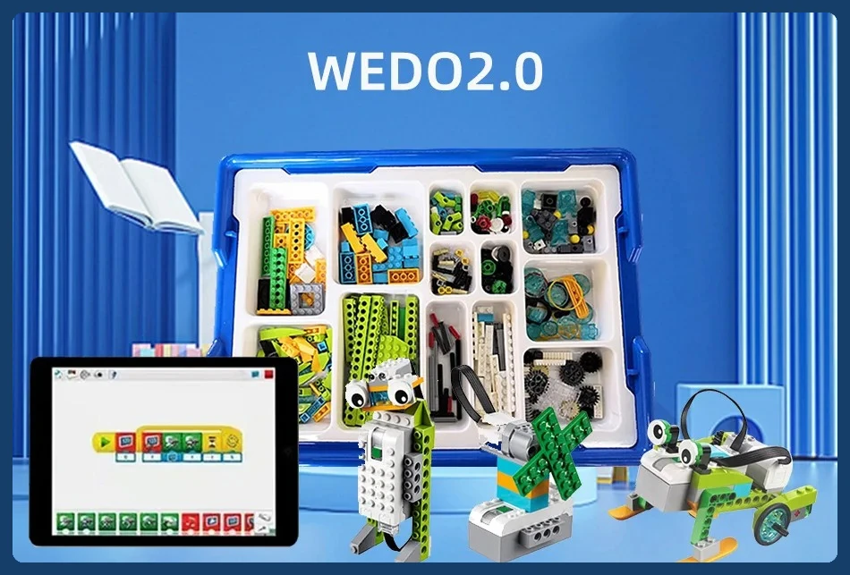 

Набор роботов для программирования Wedo, совместимый 45300, с игрушкой-концентратором двигателя