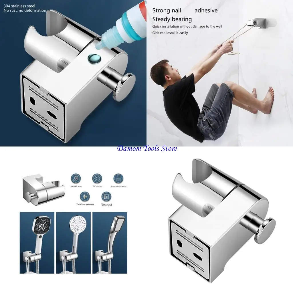 

57be портативные кронштейны для душа 360 градусов с регулируемой душевой палочкой легко установить