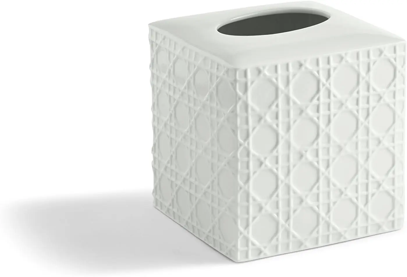 ARN-TH Rattan Tissue Holder , White