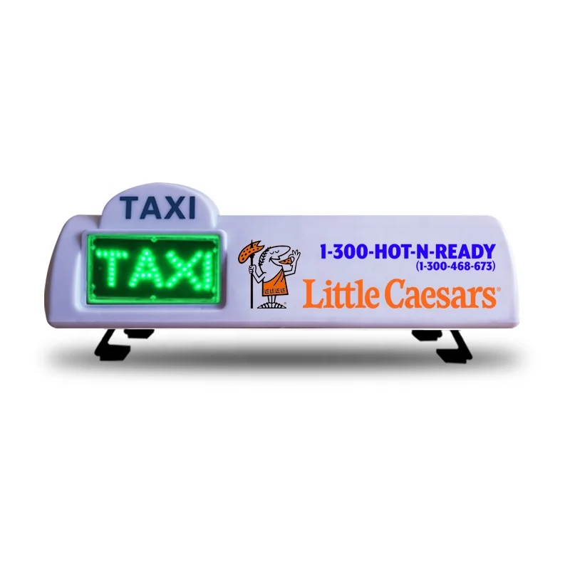 

New top sales advertising taxi top electronic LED display/customization