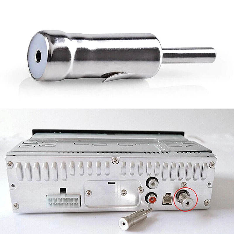 

[YY35]【xxx】Car Radio Aerial Antenna Adapter Coax Interface Adapter DIN Jack Female To ISO Plug Male Right Angle Connector[ZN]