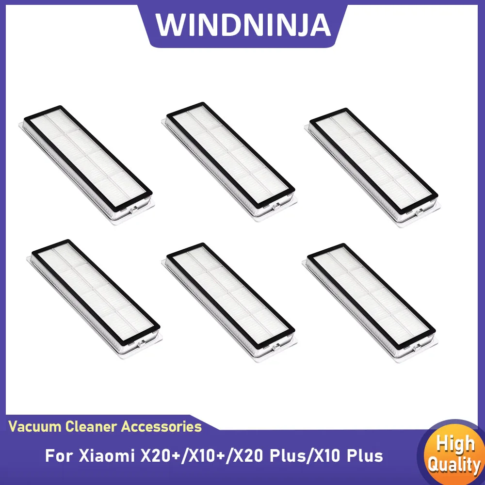 Filter Core Filter Mesh Parts For Xiaomi Robot Vacuum X20+/X10+ / X20 Plus/X10 Plus Washable Dust Box Accessories Replacement