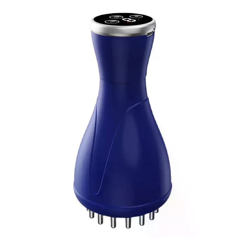 Electric Meridian Brush Anti Cellulite Gua Sha Body Massager Vibrate Microcurrent Hot Compress Scraping Lymphatic Drainage Care