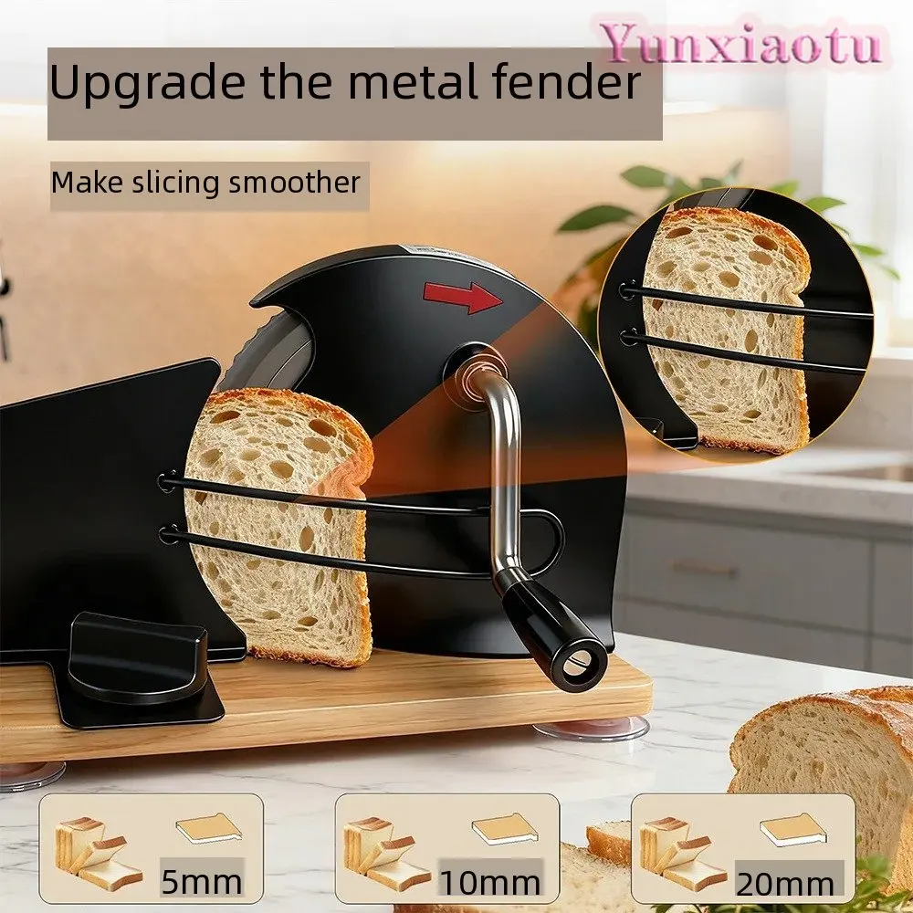 Manual Adjustable Bread Slicer Machine Variable Thickness Toast Cutting Tool Kitchen Baking Supply