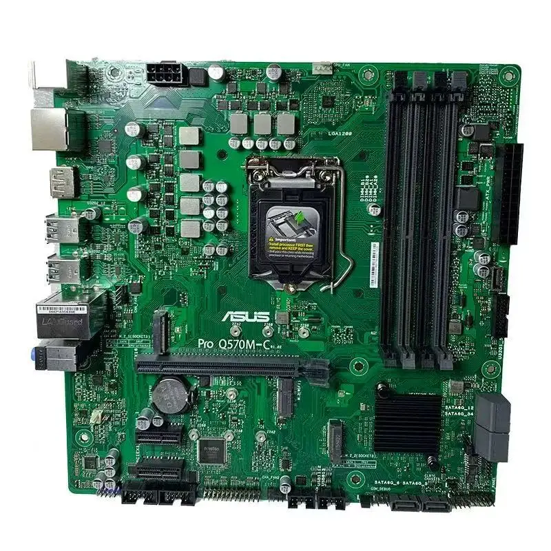 

Материнская плата Asus/PRO Q570 M-C с двумя слотами M.2 Промышленная плата M-ATX 11-го поколения, 1200 контактов, двойной DP