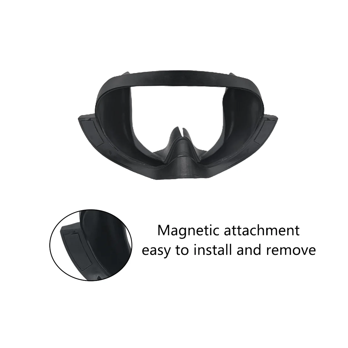 For 2023 Mate Quest Pro Blackout Eye Masque VR Decompression Strap Comfortable Shading VR Glasses Lens Cover Protector