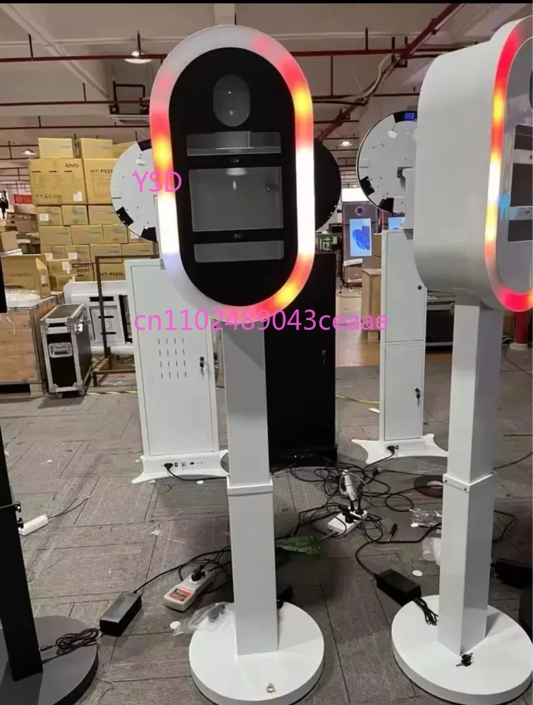 

Portable Ipad Photo Booth With Lights Case Advanced Technology