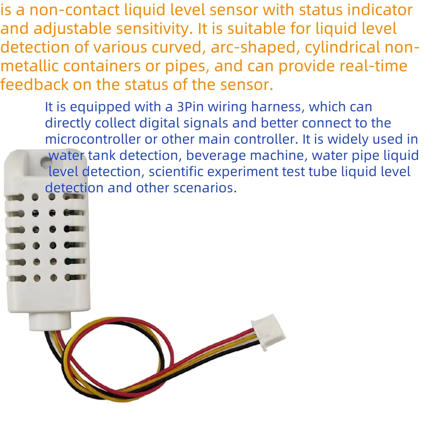 

Non Contact Liquid Level Sensor DC 9V 12V 24V LCPBA01 Water Level Sensor Liquid Detection Switch Controller Water Level Detector