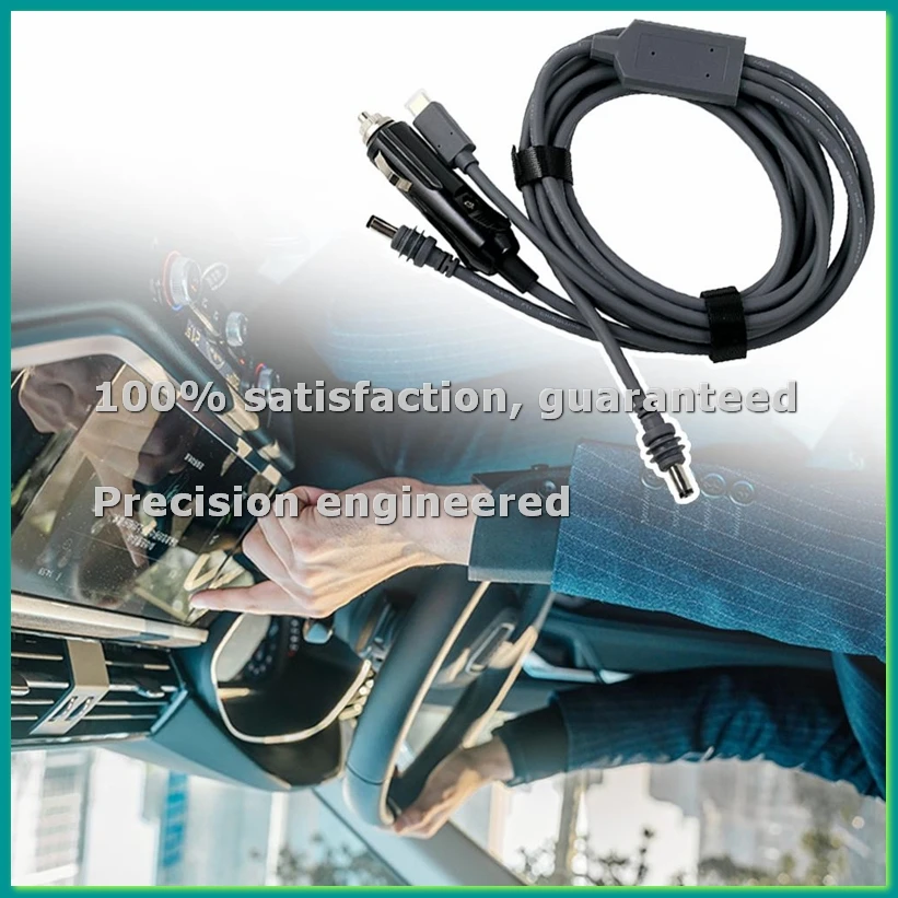 For Mini Car/TYPE-C/DC 3-in-1 5M Power Cord Adapter Plug and Play Space-X Waterproof Upgraded Router Cable-BCBW