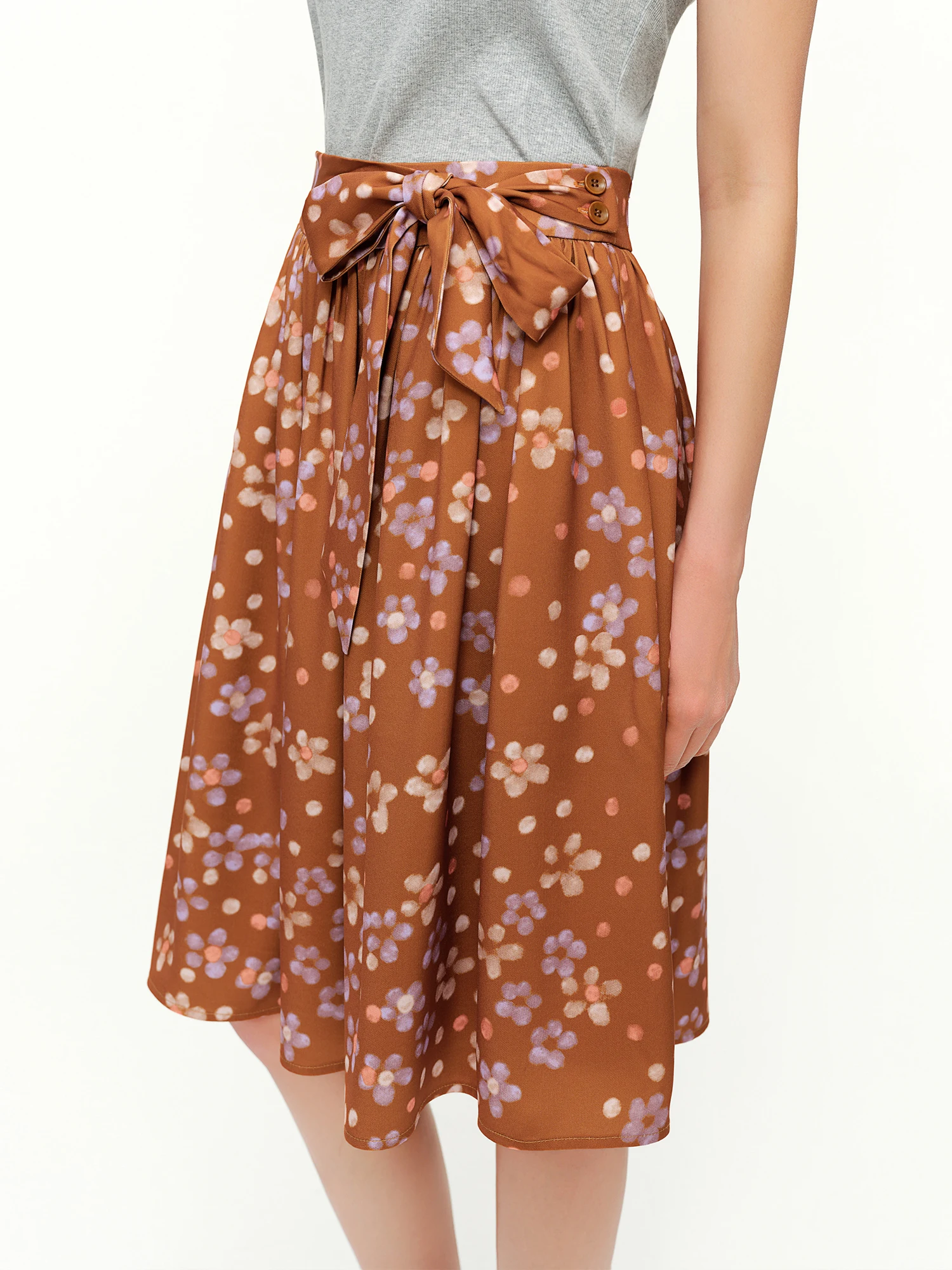 DUSHU Set Retrò da Donna: Gonn - Midi Skirt Floral recensione e prezzo