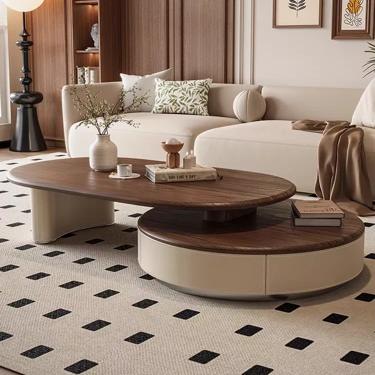 # Modern Style Light Luxury Marble Top Metal Frame Coffee Table for Small Apartment Living Room Top Grade Quality