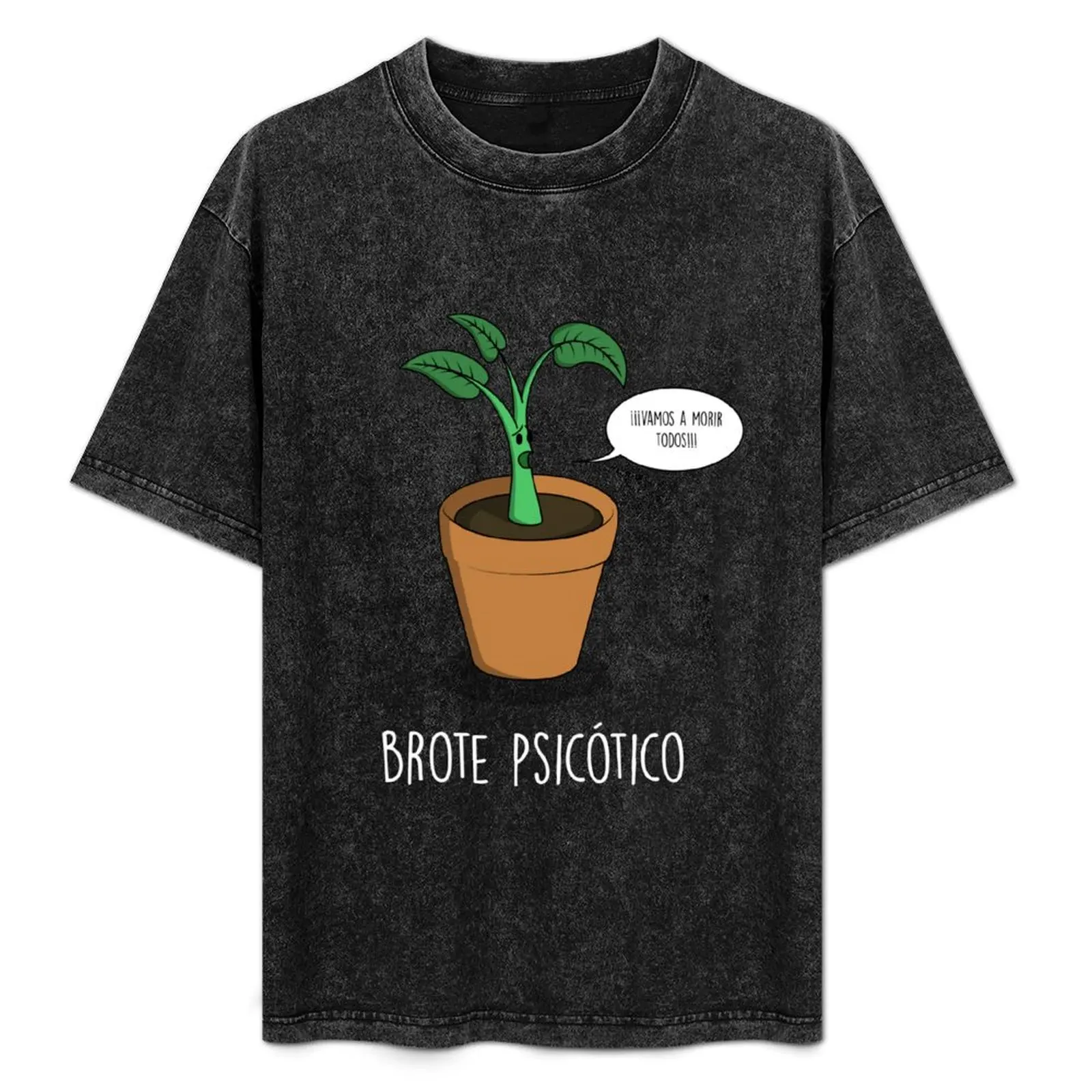 Camiseta Psychotic Attack, camiseta informal básica de manga corta