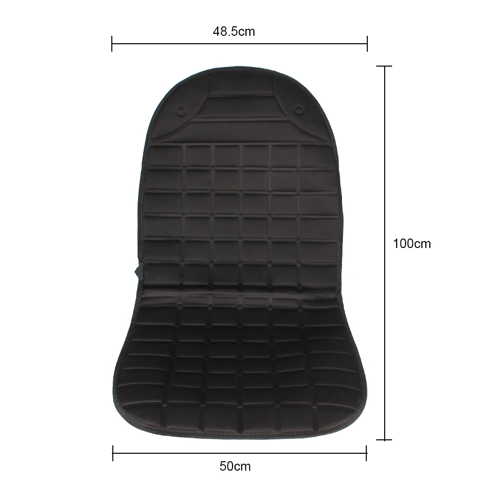 Calentador de asiento eléctrico de 12V, cojín para asiento con calefacción, accesorios para automóvil, funda para cojín para asiento de coche con calefacción, cojín para el hogar de invierno