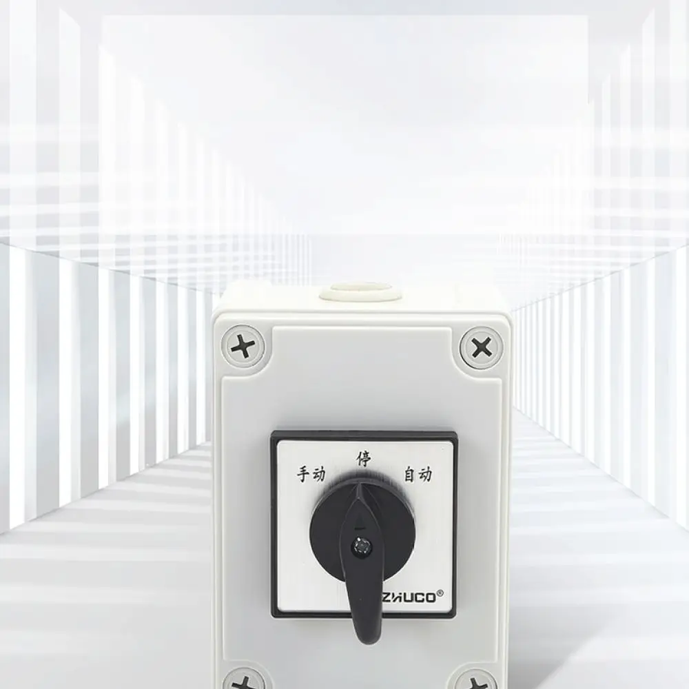 Industrial Rotary Selector Switch For Zhuochao LW12 16 D0414 2D With Sealed Enclosure Silver Contact Component
