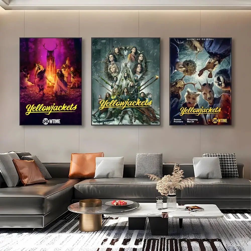 Yellowjackets Poster Poster Aesthetic Prints and Posters Wall Art Retro Painting Home Room Cafe Club Dorm Wall Decor