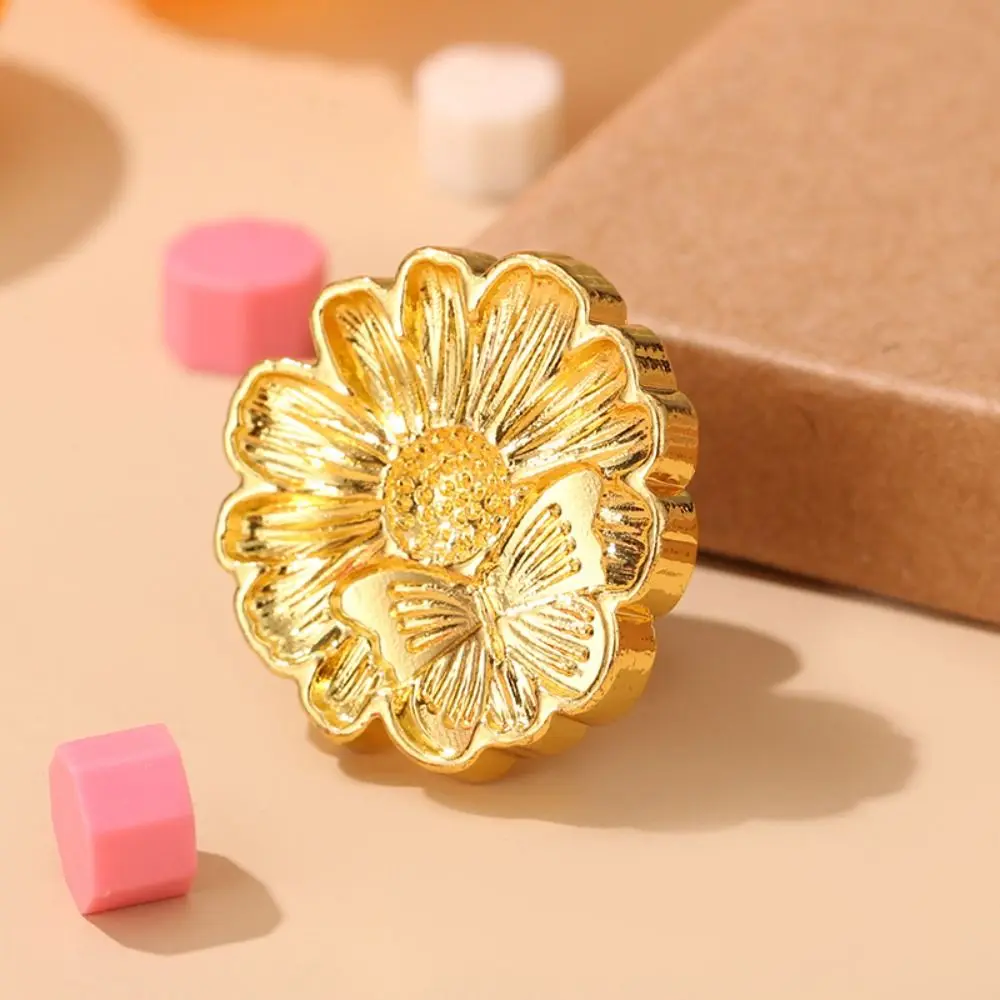 DIY Tool Rose Sealing Wax Seals Head Snowflake European-style Retro Sealing Wax Stamp Head Butterfly Leaf