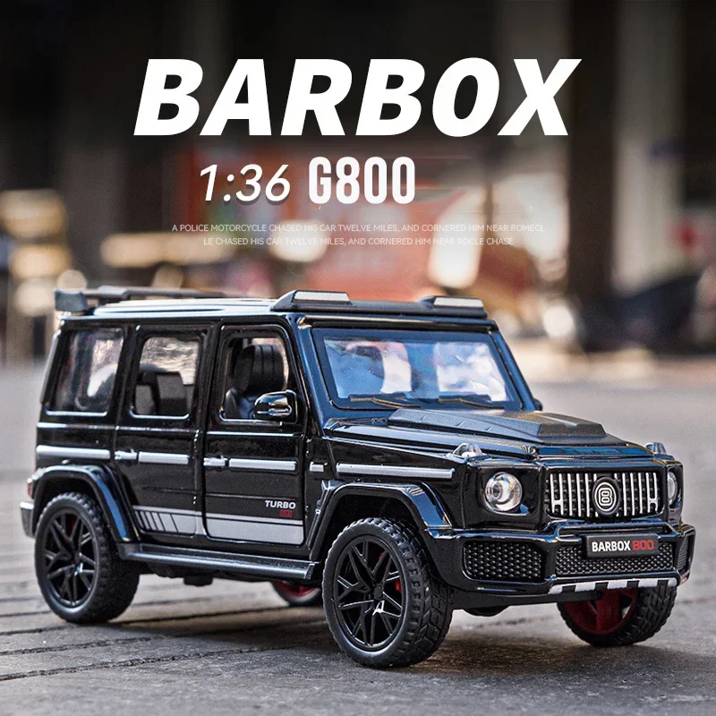 

1:36 BARBOX G800 SUV CAR Diecasts & Toy Vehicles Metal Toy Car Model High Simulation Pull Back Collection Toys For Children