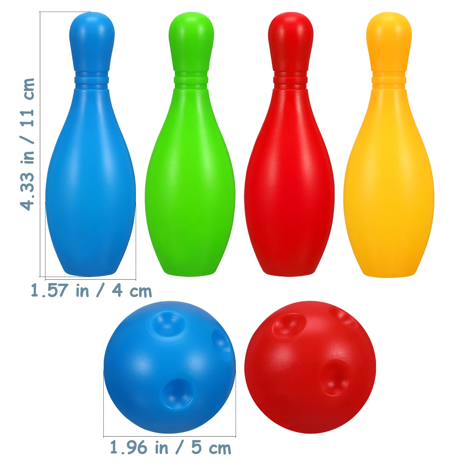 Bowlingset Sport Buitenspeelgoed Educatief speelgoed voor kinderen Bal en spelden Bowlingspeelgoed Plastic Gutterball Grappig bowlen (willekeurige kleur)