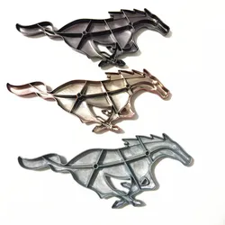 Horse shape Front Emblem Badge for Ford Mustang 2.3T Emblem Badge Sticker Accessories