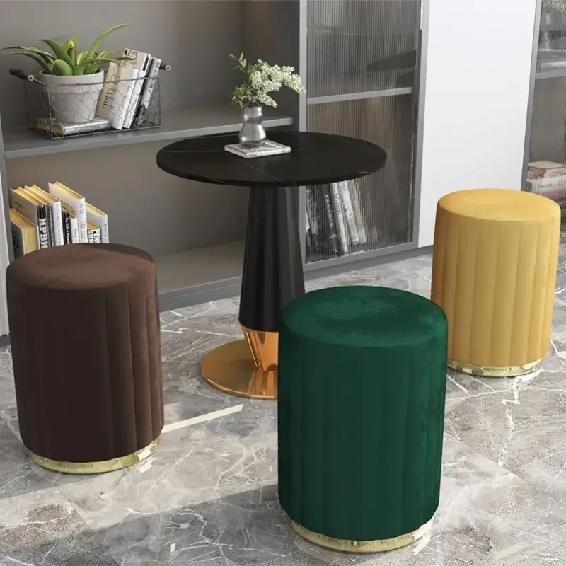 

Luxury Dressing Stool At The Door To Change Shoes Stool Living Room Sofa Stools Tea Table Low Ottomans Furniture Vanity Chair