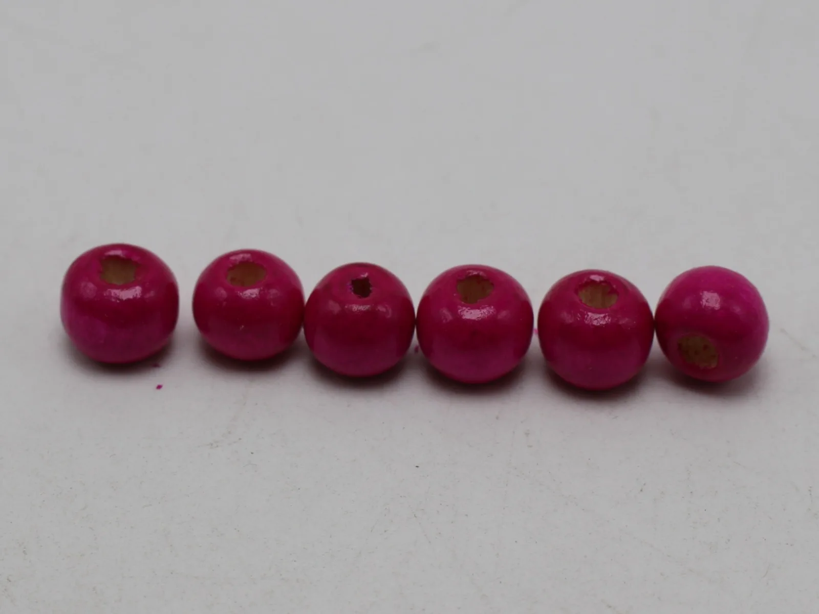 500 Red 8mm Round Wood Beads~ Wooden Spacer Beads Jewelry Making