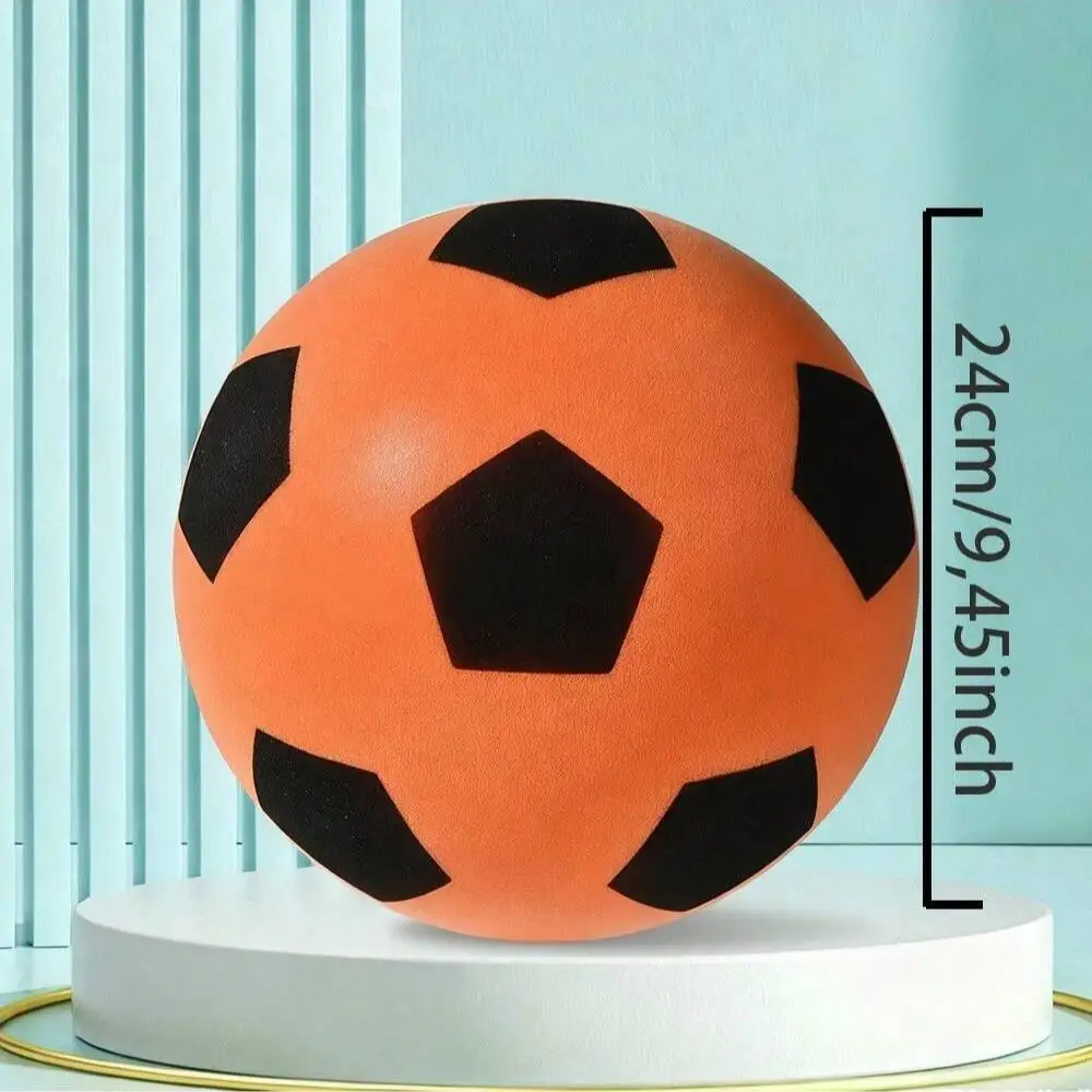 1PC Stille Foam Voetbal |   Zacht, PU-materiaal met hoge rebound |   Stille trainingsbal voor binnen