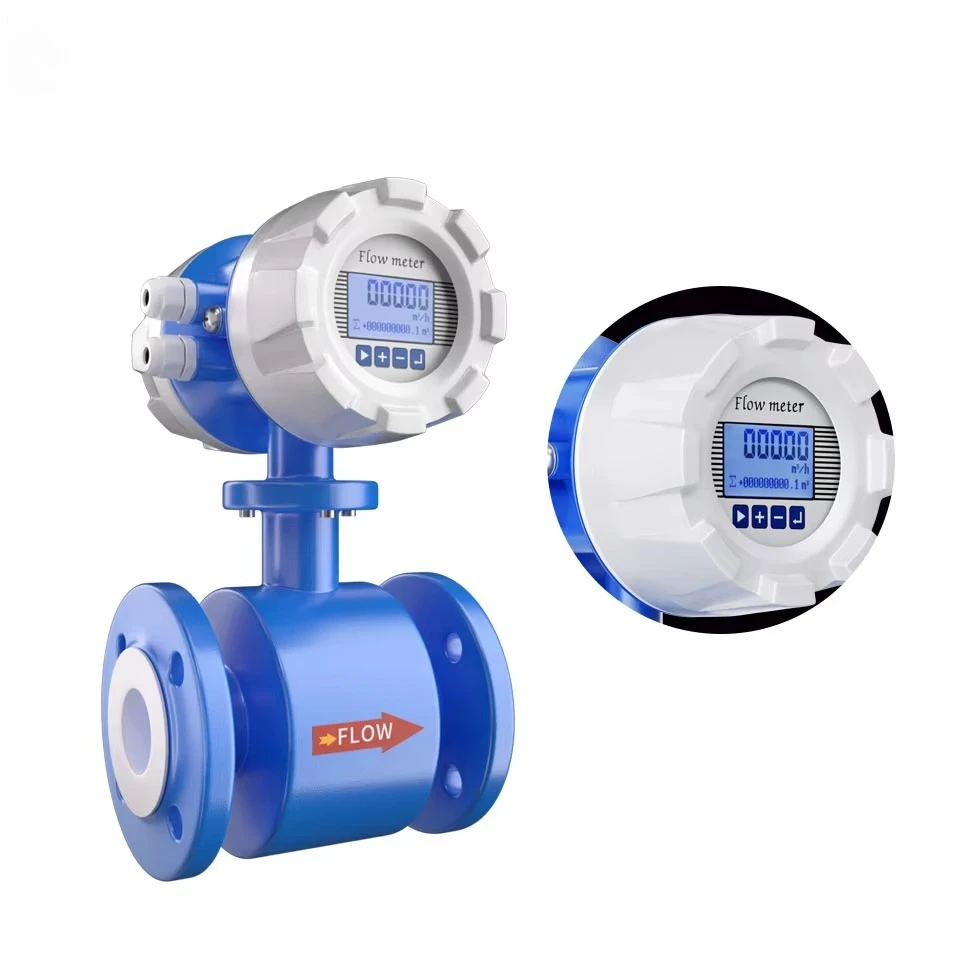 Industrial Electromagnetic Flowmeter with Exmd II CT4 Explosion Proof and IP65 IP67 IP68 Protection Optional