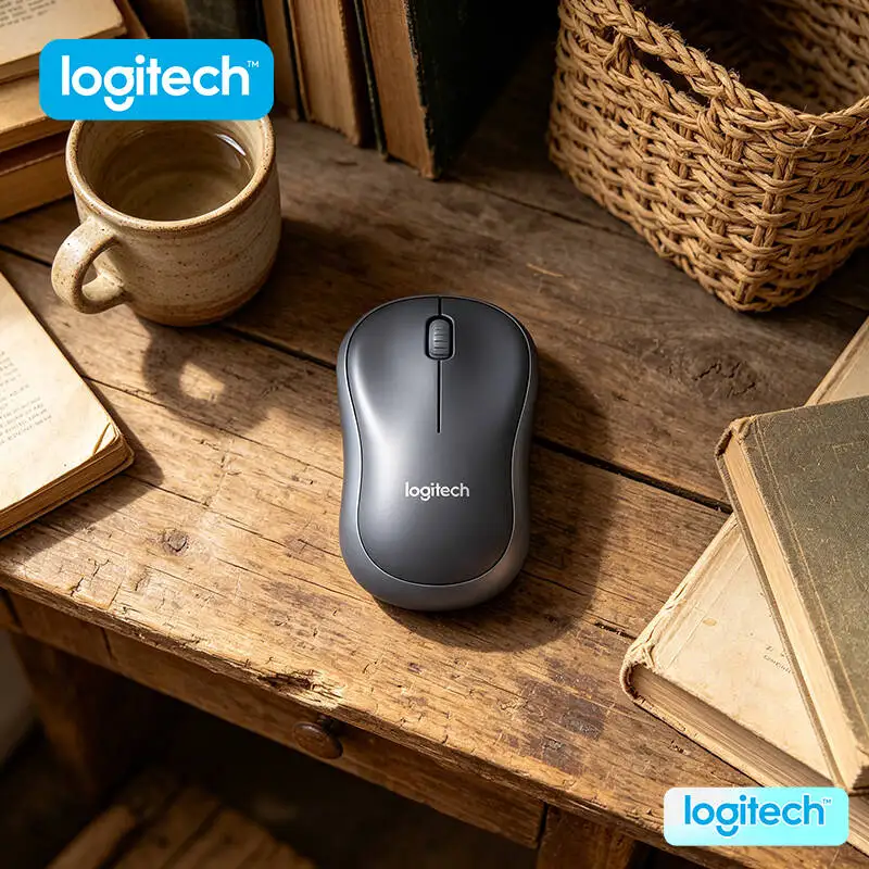 

Мышь Logitech M185 для офиса, радиус действия 10 м, сенсор 1000 DPI, автоматический режим сна, энергосбережение, Plug-and-Play, для Linux, Mac, Windows