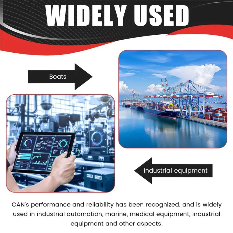 AY14 -MCP2515 CAN حافلة درع لوحة تركيبية SUB-D موصل معيار UART IIC SPI LED مؤشر تحكم يمكن 4.8-5.2 فولت
