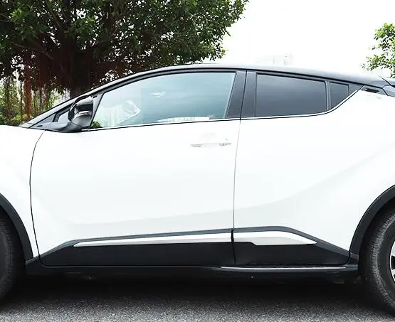 

Car Styling For Toyota CHR C-HR 2016 2017 2018 2019 2020 2021 Side Door Body Line Moldings Cover Decoration Trim Accessories