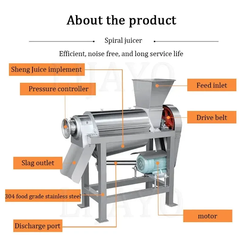 

Exquisite craftsmanship Apple Lemons Juice Machine Industrial Screw Press Pomegranate Fruit Juicer Extractor