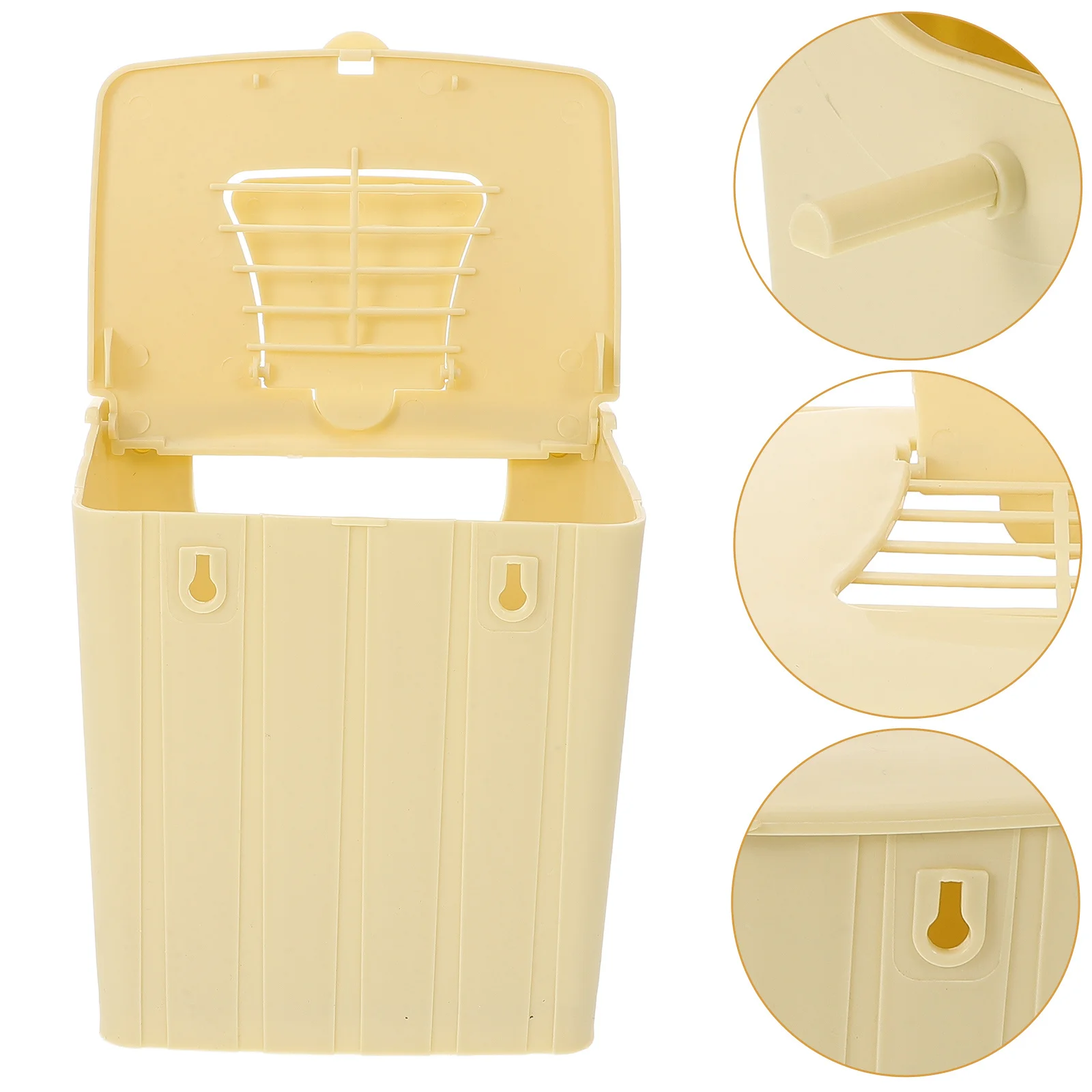 

3pcs Nesting Box Premium Plastic Bird Breeding For Parakeet Finch Hanging Hut Outdoor Indoor Use Nesting Boxes For Pet