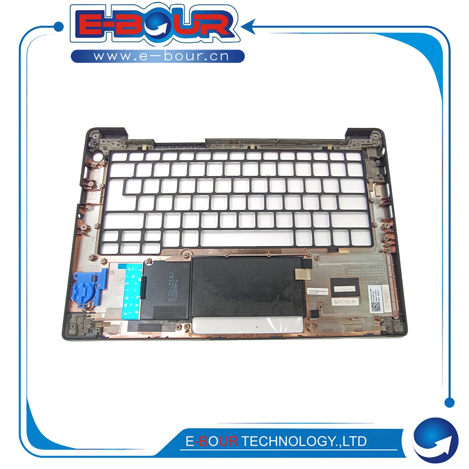 Latitude 7300 E7300 02D5J2 노트북 상단 커버 하우징 C 쉘 상단 케이스(터치패드 키보드 베젤 제외)용 노트북 팜레스트 New