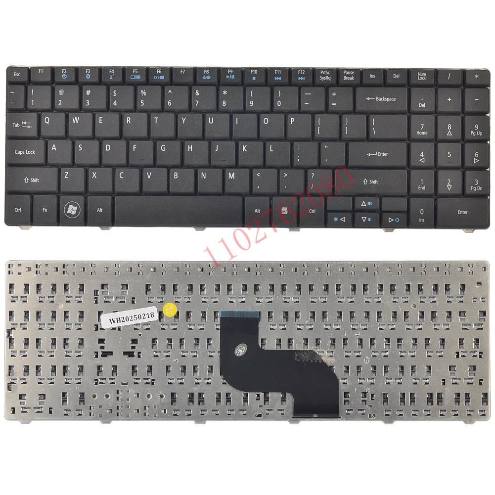 Сменная клавиатура HJ, совместимая с ACER Aspire 5516 5517 5532 5534 5732 7315 Emachines E525 E625 E627 Series, черная раскладка США