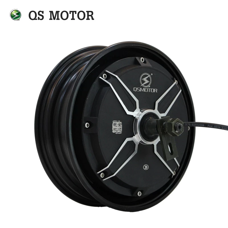 QS Motor 10*3.0inch 3000W 205 V2 60v 45kph BLDC Motor Brushless And Gearless In-Wheel Hub Motor For Electric Scooter Type