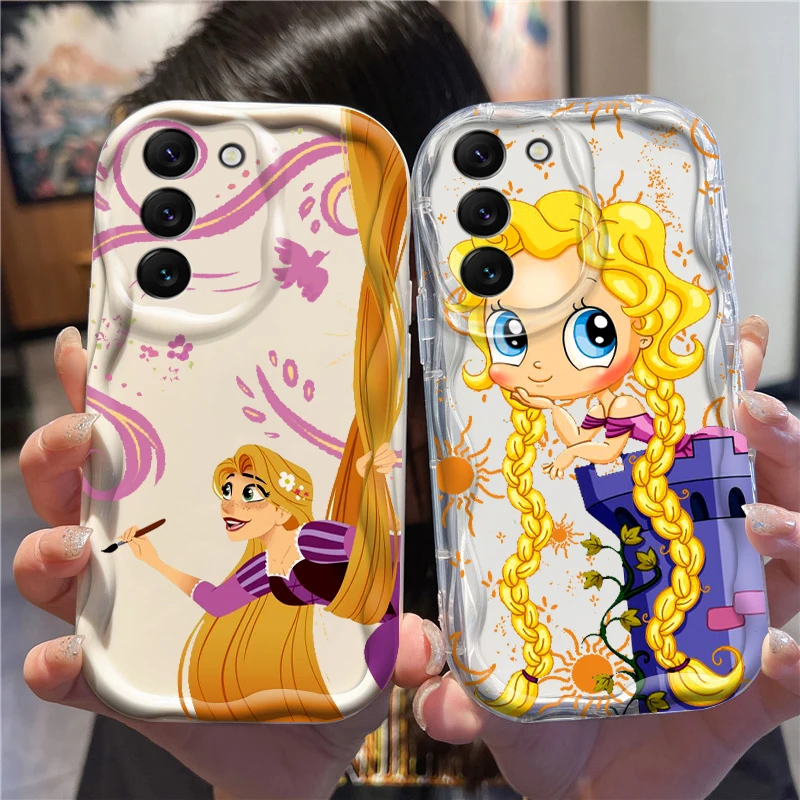 Tangled Cartoon Rapunzel Art For Samsung S24 S23 S21 S20 Ultra Plus FE A73 A72 A71 A51 A31 A05S A05 A04 5G Wave Oil Soft