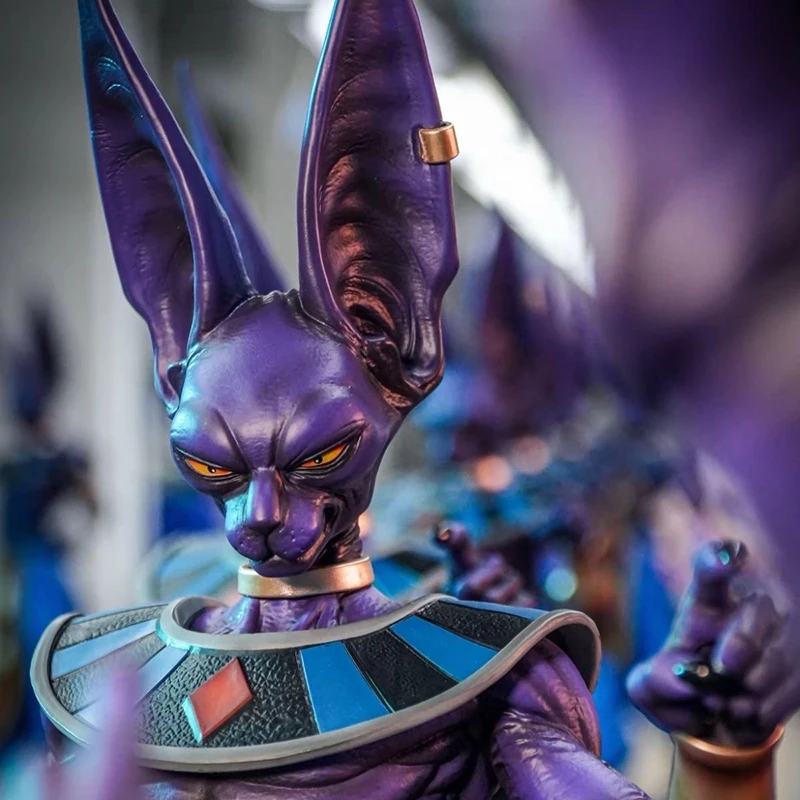 JT 53cm DBZ Beerus Dragon Ball Anime Statue God Of Destruction Collectible PVC Model Doll Desk Display Toy Gift In Stock