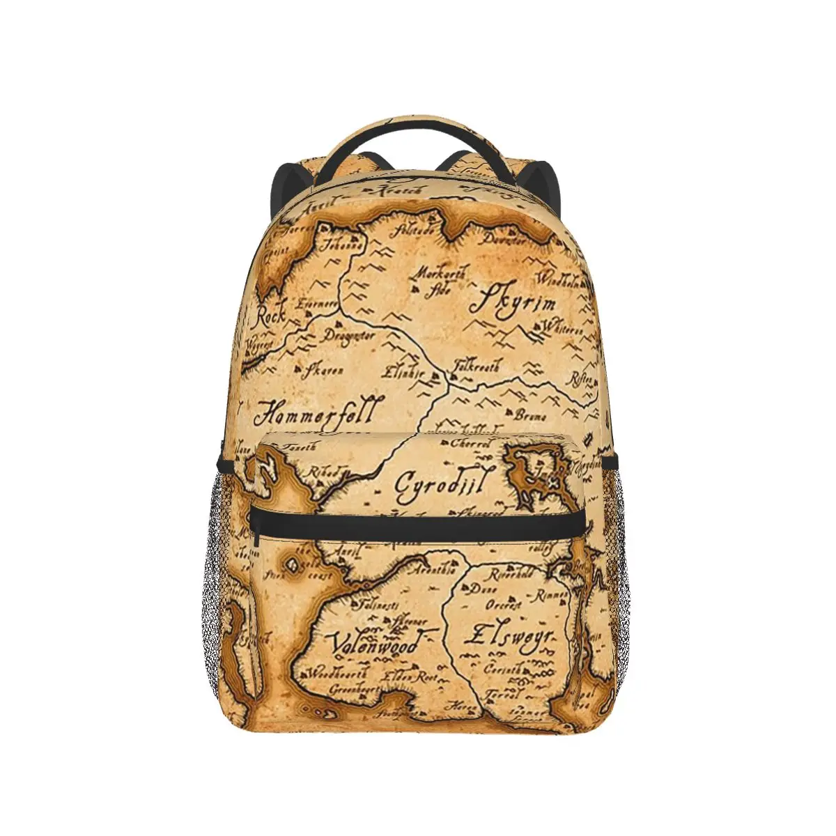 Mapa de Tamriel - Mochila Elder Scrolls Iv Oblivion, gran oferta, mochila para niños y niñas, mochila escolar, bolsos de hombro para hombres y mujeres