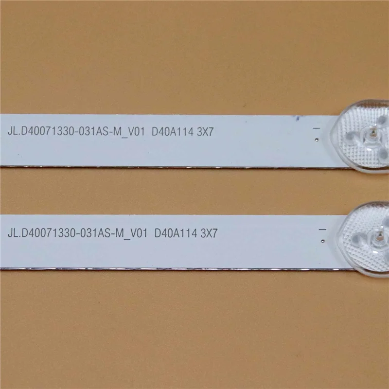3 ピース/セット 754 ミリメートル新しいテレビの LED レーンバー RCA KVS-4015 バックライトストリップ JL.D40071330-031AS-M_V01 D40A114 3X7 アレイバンド