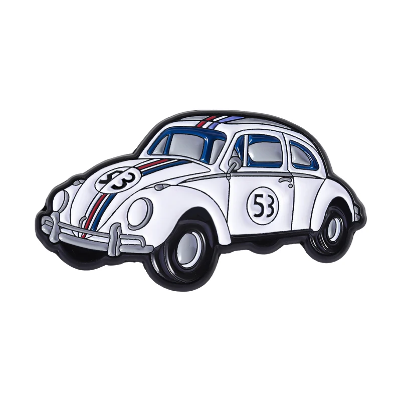 Music Album Car Cover Brooch Enamel Pins Creative Retro 53 Car Brooches Backpack Lapel Badge Funny Jewelry Gift for Fans Friends
