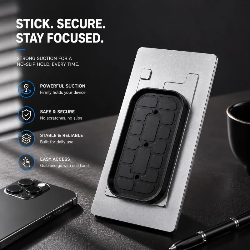 

Damage-Free LCD Screen Separator Suction Pad Dual-Hole Design for Phone Screen Disassembly and Repair