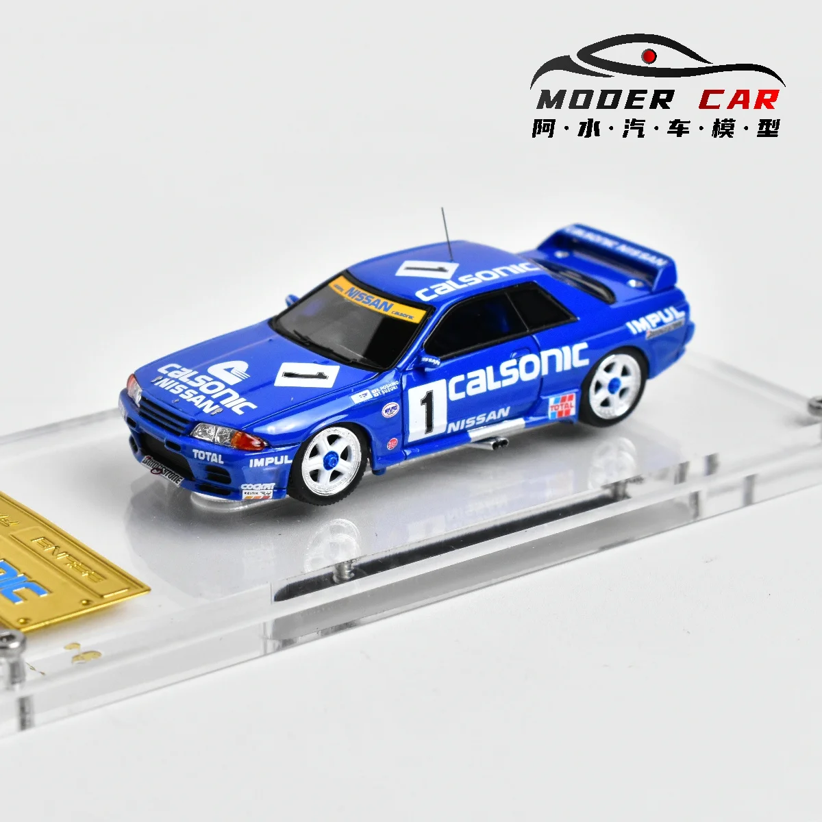 IG 1:64 GTR R32 SKYLINE #12#1 1991 1990 JTC Resin Diecast Model Car