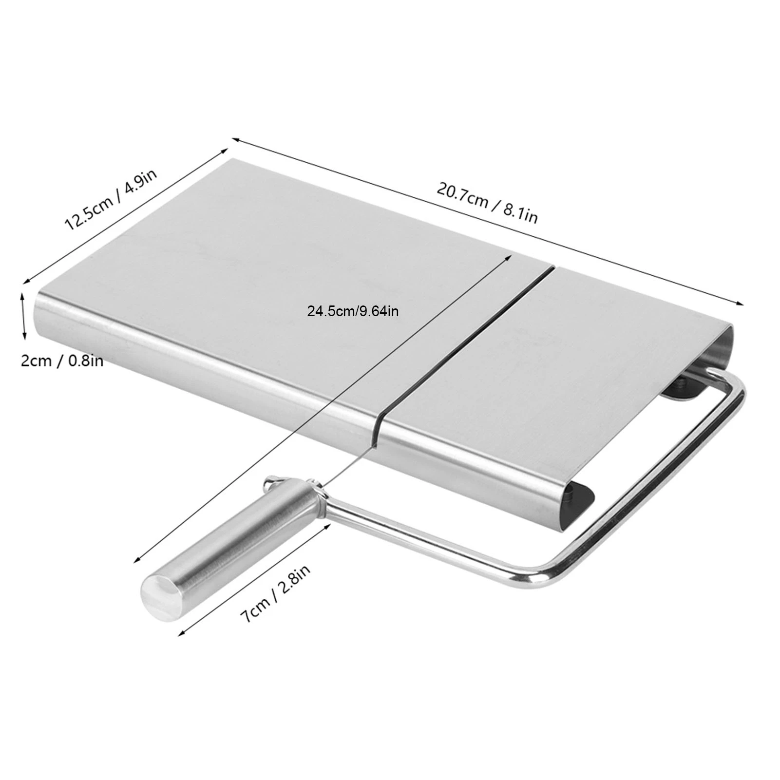 Cheese Cutter Household Stainless Steel Cheese Ham Butter Cutter with Cutting Wire Kitchen Accesso Kitchen Tools Cheese Cutting